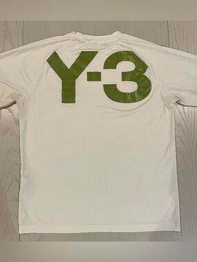 Y-3 Yohji Yamamoto Men's Long Sleeve Logo Graphic Shirt Adidas - Large